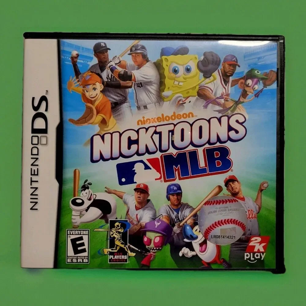 Nintendo DS Nick Toons MLB CIB, MANUAL, TESTED, CASE, FAST SHIPPING